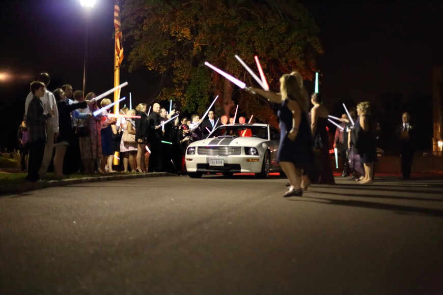 The end of an awesome night.